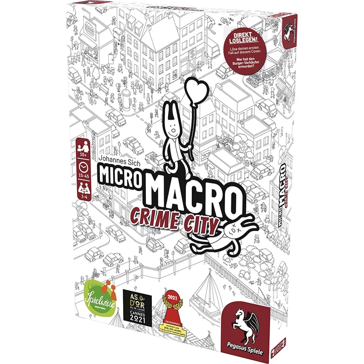Pegasus Spiele 'MicroMacro: Crime City (Edition Spielwiese)' (Spiel des Jahres 2021) – Bild 4