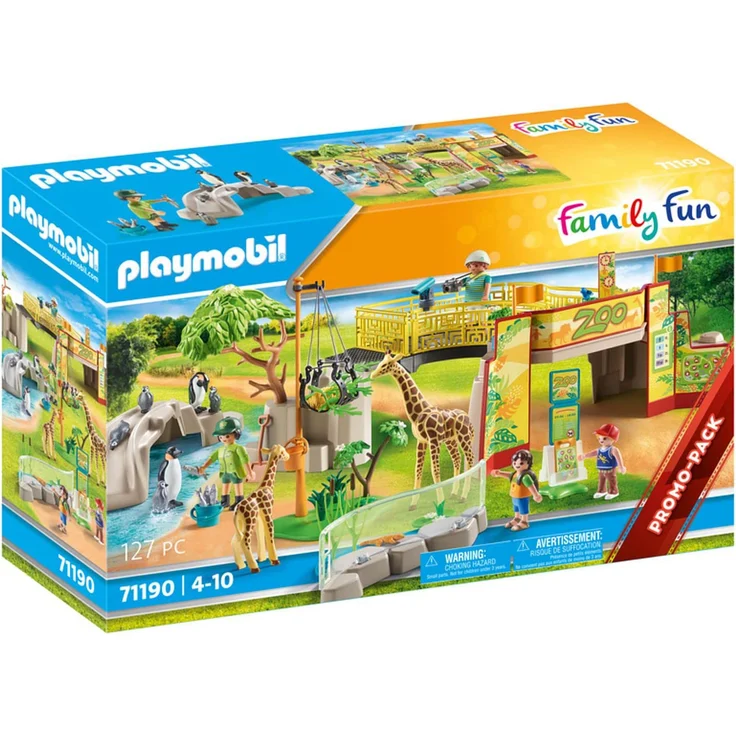 PLAYMOBIL City Life 71190 'Mein großer Erlebnis-Zoo', 127 Teile, ab 4 Jahren – Bild 1