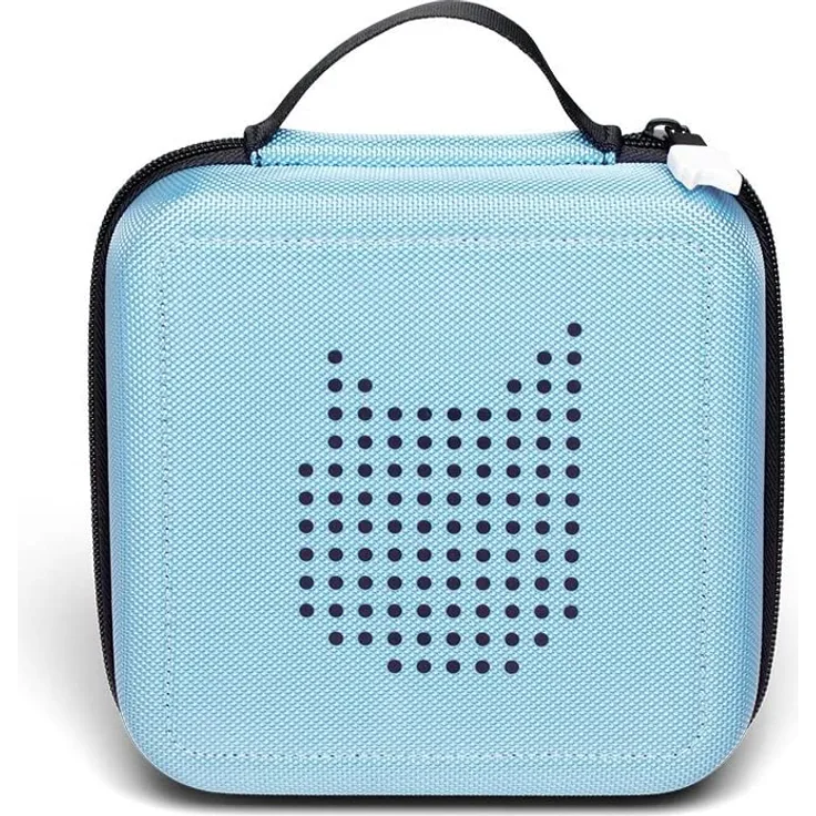 Tonies 'Tonie-Transporter' Transporttasche Hellblau, Box zur Aufbewahrung von bis zu 20 Tonies Hörfiguren, leicht, abwaschbar, Reißverschluss, 17,5 x 17,5 cm - Preisvergleich