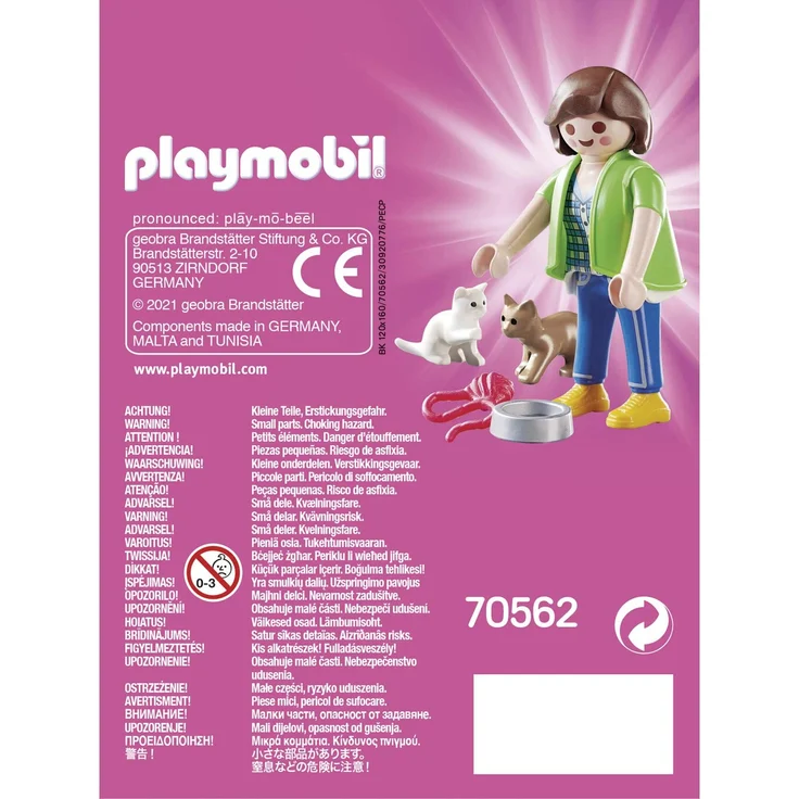 Playmobil Playmo-Friends 70562 'Frau mit Katzenbabys', 5 Teile, ab 4 Jahren – Bild 4
