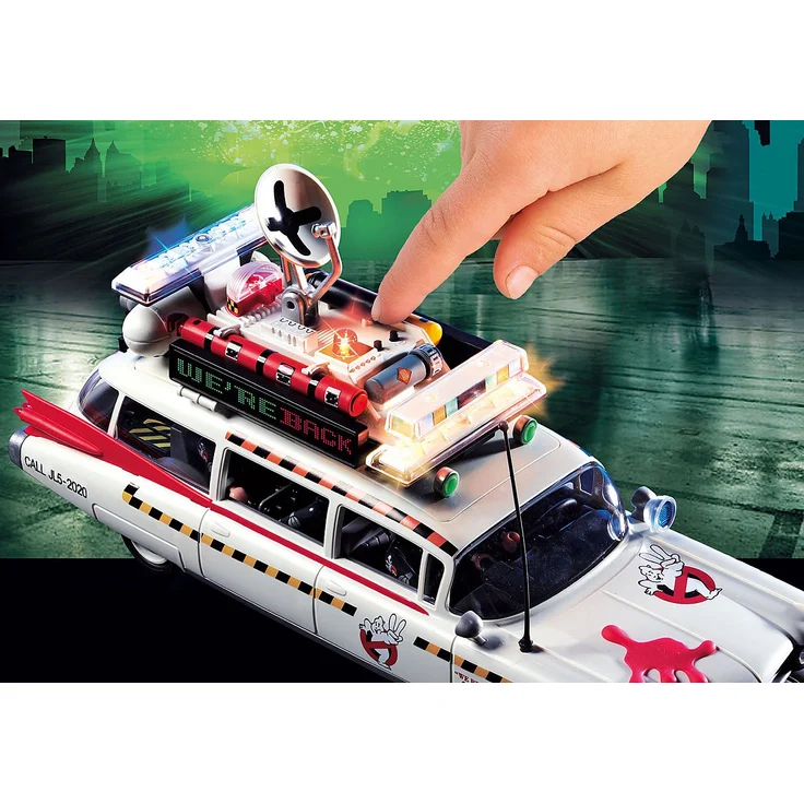 Playmobil Ghostbusters 70170 'Ecto-1A' mit Licht- und Soundeffekten, 104 Teile, ab 6 Jahren – Bild 7