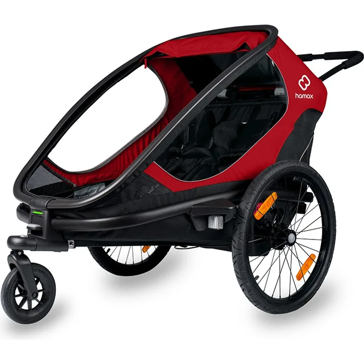 Hamax 'Outback' Kinderanhänger Red/Black