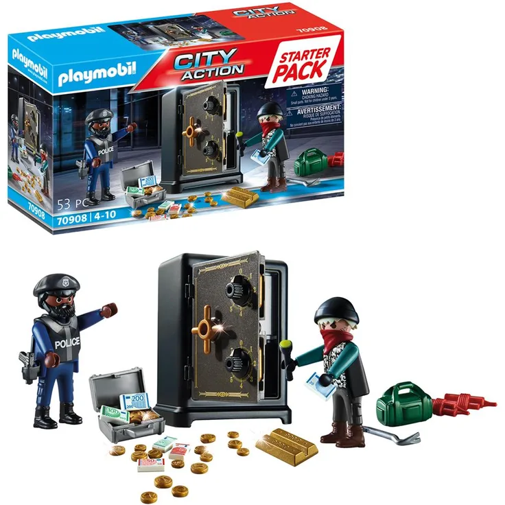 Playmobil City Action 70908 'Starter Pack Tresorknacker', 53 Teile, ab 4 Jahren