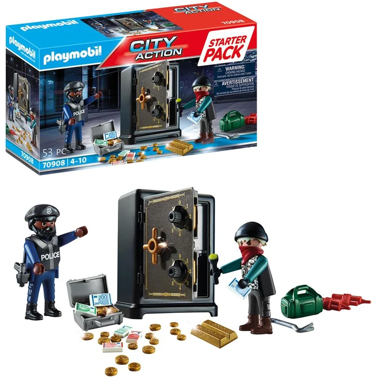 Playmobil City Action 70908 'Starter Pack Tresorknacker', 53 Teile, ab 4 Jahren – Bild 1