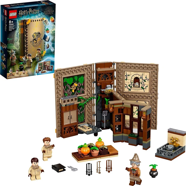 LEGO Harry Potter 76384 'Hogwarts™ Moment: Kräuterkundeunterricht', 233 Teile, ab 8 Jahren, Bauset in Buchform – Bild 1