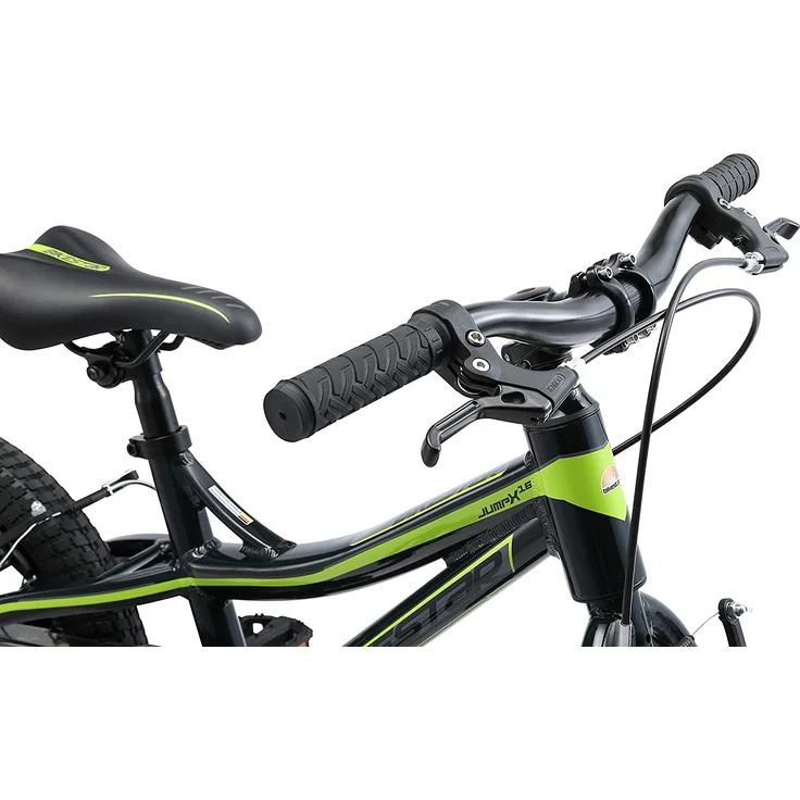 Bikestar Kinderfahrrad Mountainbike 16 Zoll Schwarz / Grün, inkl. V-Bremse - Preisvergleich – Bild 3