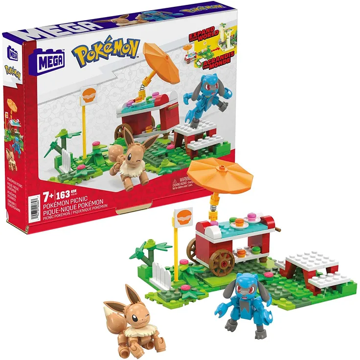Mega Construx 'Pokemon Picnic' Bausteine, 163 Teile, ab 7 Jahren
