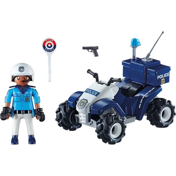 Playmobil City Action 71092 'Polizei-Speed Quad', 21 Teile, ab 4 Jahren – Bild 3