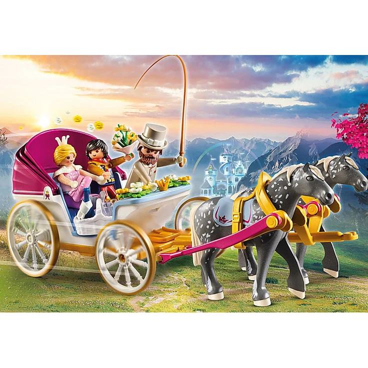 Playmobil Princess 70449 'Romantische Pferdekutsche', 60 Teile, ab 4 Jahren – Bild 6