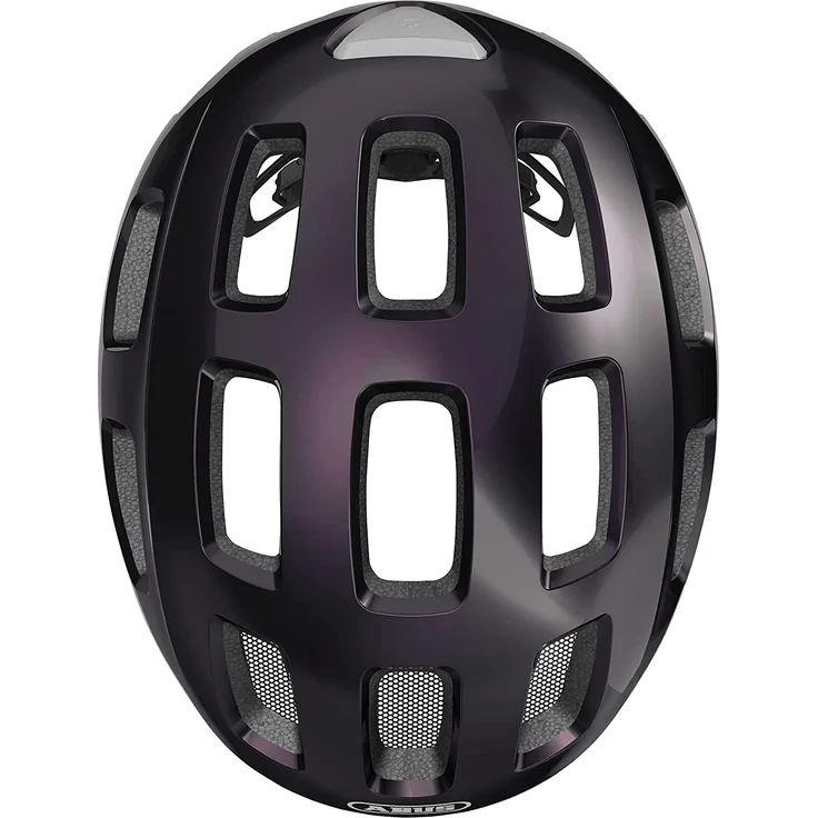 Abus 'Youn-I 2.0' Kinderfahrradhelm black violet, Kopfumfang 48-54 cm, mit integriertem LED-Rücklicht – Bild 4