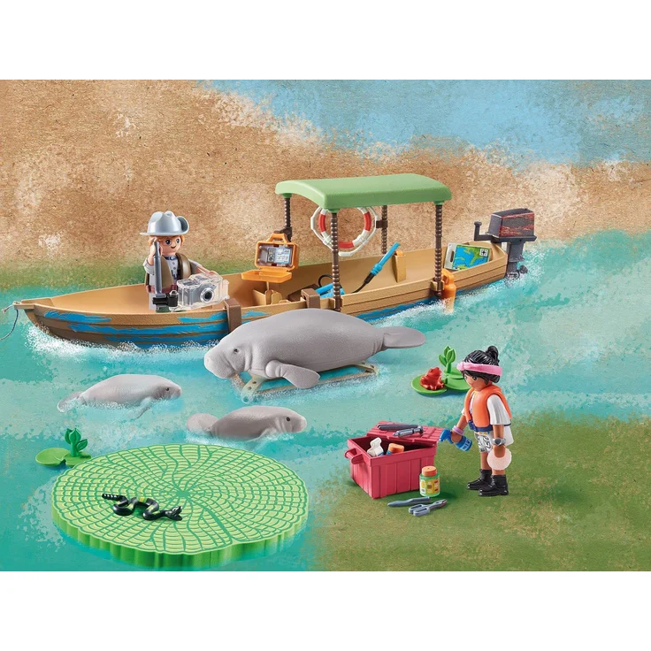 Playmobil Wiltopia 71010 'Bootsausflug zu den Seekühen', 71 Teile, ab 4 Jahren – Bild 3