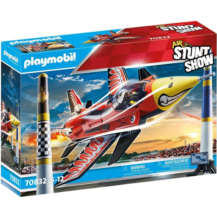 Playmobil Stuntshow 70832 'Düsenjet Eagle', 45 Teile, ab 5 Jahren – Bild 1