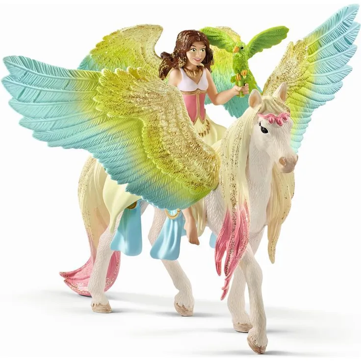 Schleich Bayala 70566 'Surah mit Glitzer-Pegasus', ab 5 Jahren, 3 Teile - Preisvergleich