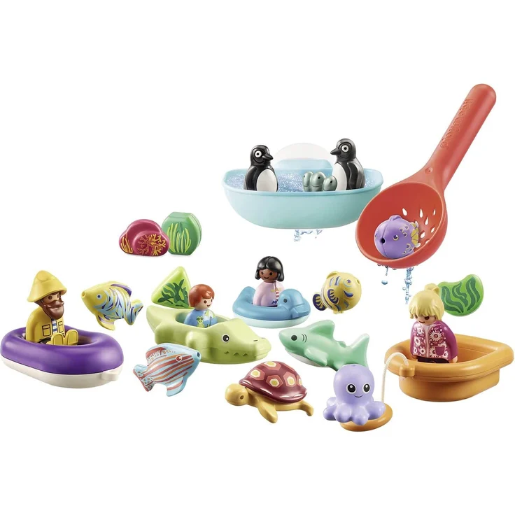 Playmobil 1.2.3 AQUA 71086 'Adventskalender Badespaß', 25 Teile, ab 1,5 Jahren – Bild 2
