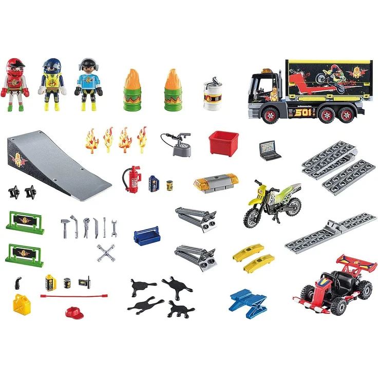 PLAYMOBIL 70544 'XXL-Adventskalender Stuntshow', 169 Teile , ab 4 Jahren - Preisvergleich – Bild 2
