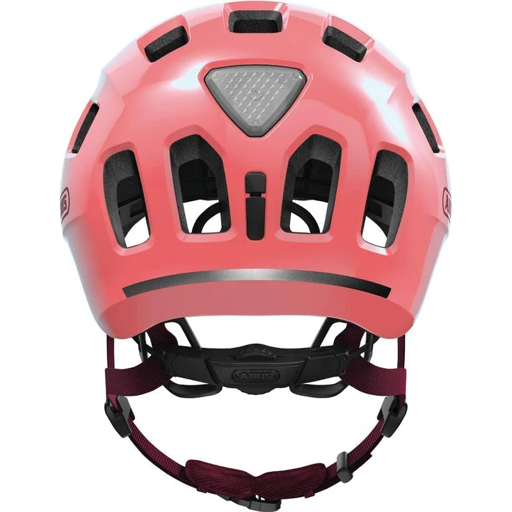 Abus 'Youn-I 2.0' Kinderfahrradhelm living coral, Kopfumfang 52-57 cm, mit integriertem LED-Rücklicht – Bild 4