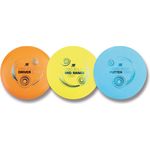sunflex® Disc Golf Wurfscheiben 3er-Set
