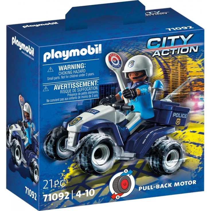 Playmobil City Action 71092 'Polizei-Speed Quad', 21 Teile, ab 4 Jahren – Bild 4