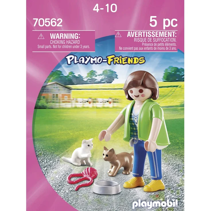 Playmobil Playmo-Friends 70562 'Frau mit Katzenbabys', 5 Teile, ab 4 Jahren – Bild 3