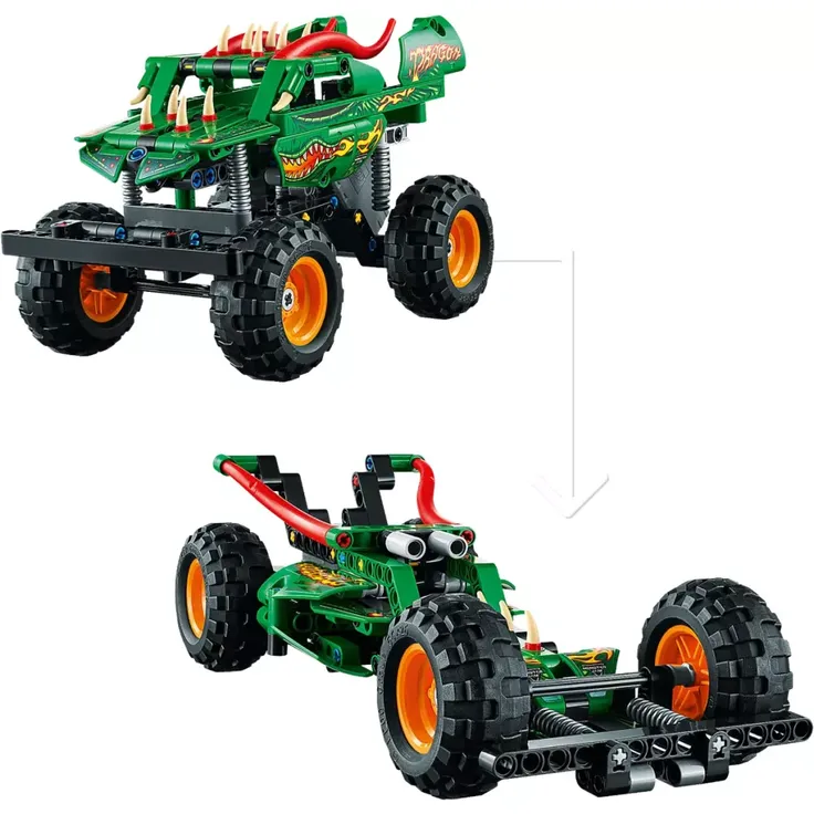 LEGO Technic 42149 'Monster Jam Dragon', 217 Teile, ab 7 Jahren – Bild 4