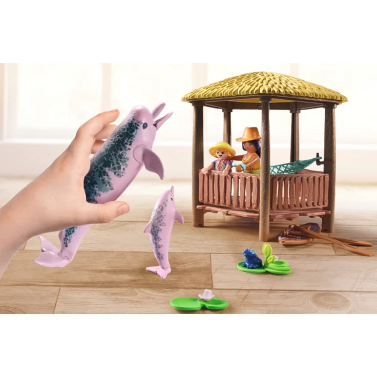 PLAYMOBIL Wiltopia 71143 'Paddeltour mit den Flussdelfinen', 44 Teile, ab 4 Jahren – Bild 7