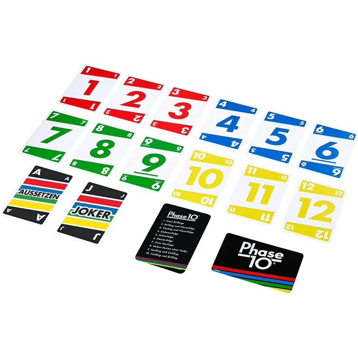 Mattel 'Phase 10' Kartenspiel, ab 7 Jahren, 2-6 Spieler – Bild 3