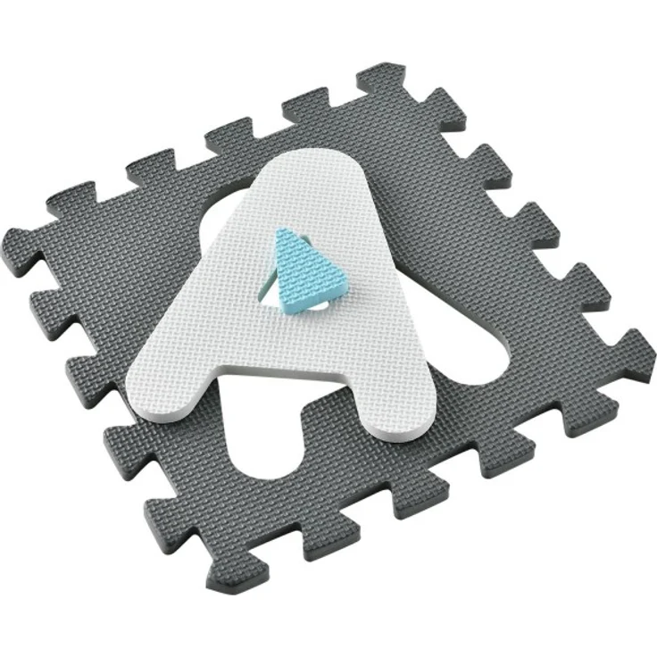 Juskys 'Noah' Puzzlematte, 36 Teile mit Buchstaben A-Z & Zahlen 0-9 - rutschfest, blau – Bild 8