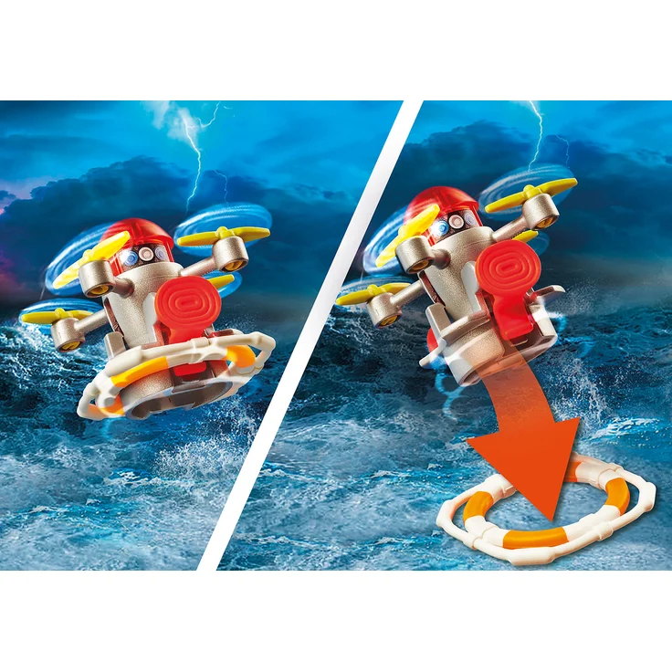 Playmobil City Action 70140 'Seenot: Löscheinsatz mit Rettungskreuzer', 95 Teile, ab 4 Jahren – Bild 6