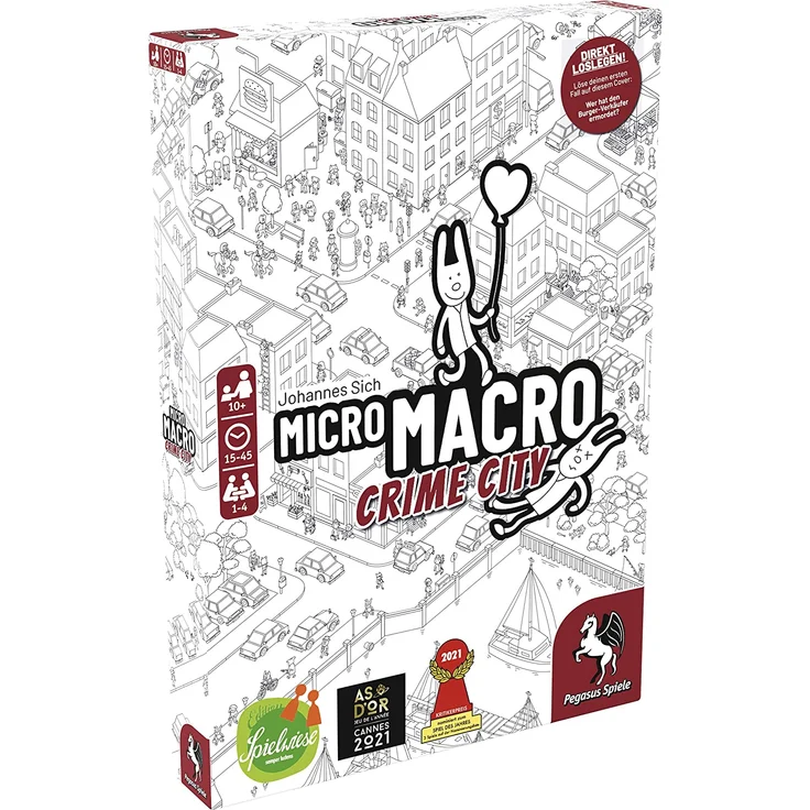 Pegasus Spiele 'MicroMacro: Crime City (Edition Spielwiese)' (Spiel des Jahres 2021) – Bild 3