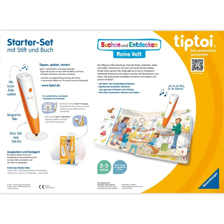 Ravensburger 00112 'tiptoi Starter-Set: Stift + Buch - Meine Welt ', ab 2 Jahren – Bild 7