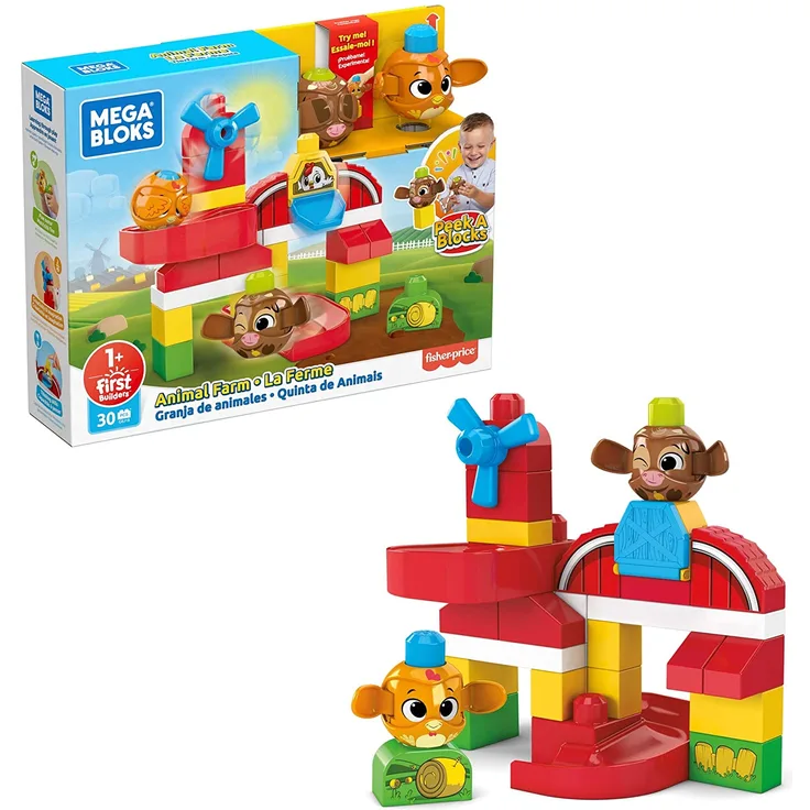Mega Bloks - Guck-Guck Tierfarm