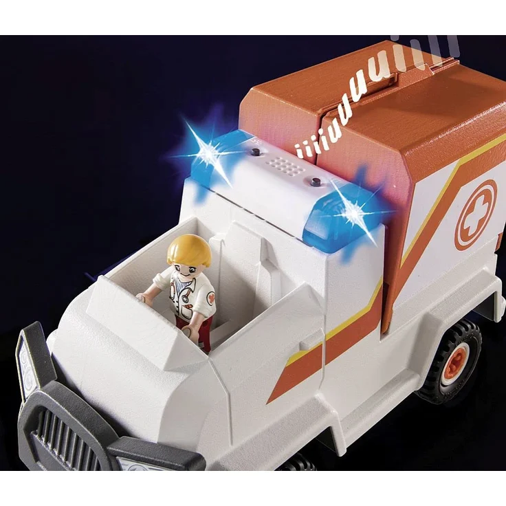 Playmobil DUCK ON CALL 70916 'Notarzt Einsatzfahrzeug', 31 Teile, ab 3 Jahren – Bild 5