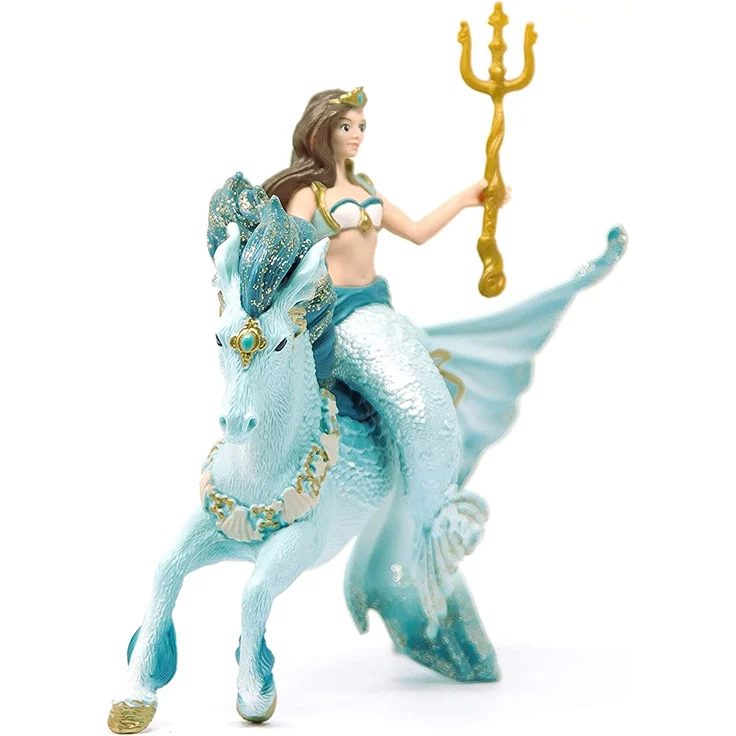 Schleich Bayala 70594 Meerjungfrau-Eyela auf Unterwasserpferd Spielfigur - Preisvergleich – Bild 4