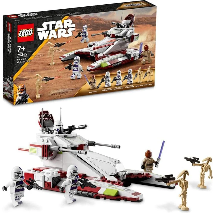 LEGO Star Wars 75342 'Republic Fighter Tank', 262 Teile, ab 7 Jahren – Bild 1