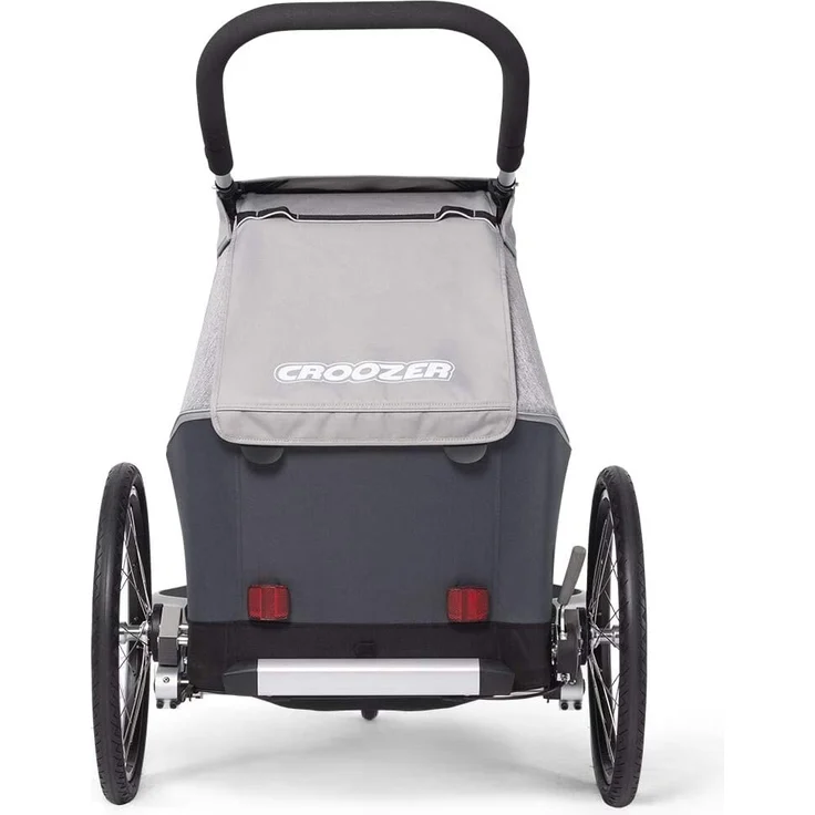 Croozer 'Kid Keeke 1' Kinderanhänger 2020, Stone Grey, 1-Sitzer – Bild 7