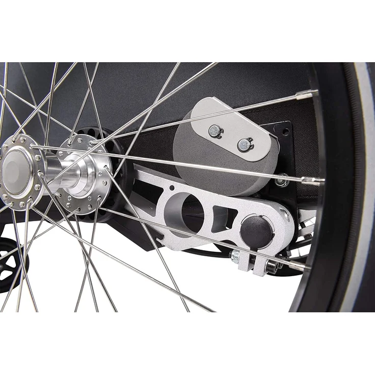 Croozer 'Kid Keeke 1' Kinderanhänger 2020, Stone Grey, 1-Sitzer – Bild 9