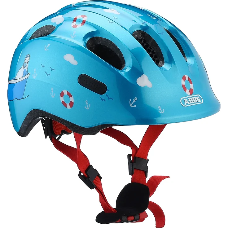 Abus Smiley 2. 0 - Kinderhelm Segler blau 45 - 50 cm – Bild 1