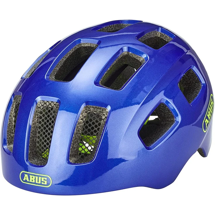 Abus 'Youn-I 2.0' Kinderfahrradhelm sparkling blue, Kopfumfang 48-54 cm, mit integriertem LED-Rücklicht – Bild 2