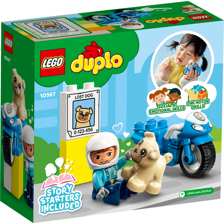 LEGO DUPLO 10967 'Polizeimotorrad', 5 Teile, ab 2 Jahren – Bild 4