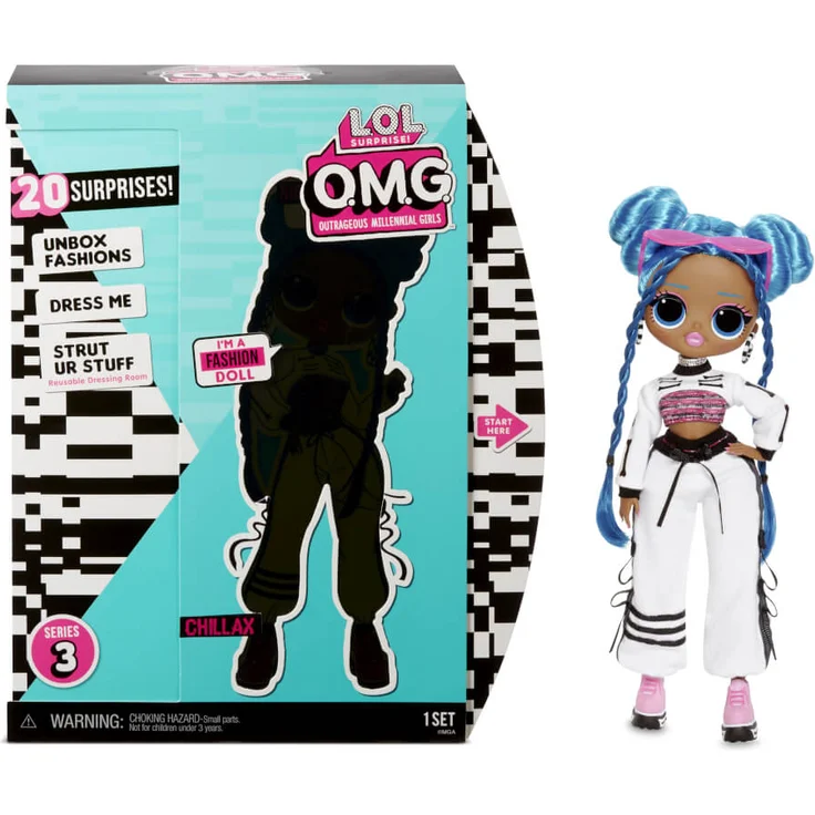 L.O.L. Surprise 'OMG Series 3 Chillax' Modepuppe, mit 20 Überraschungen, ab 6 Jahren – Bild 1