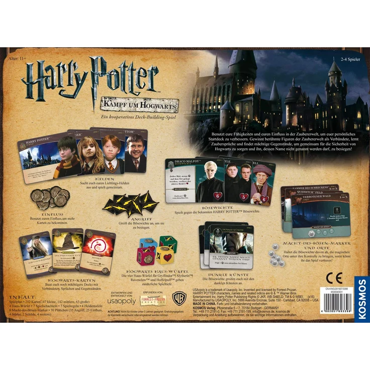 KOSMOS 'Harry Potter: Kampf um Hogwarts' Brettspiel, ab 11 Jahren, 2 - 4 Spieler, ca. 45 - 60 min Spielzeit – Bild 4