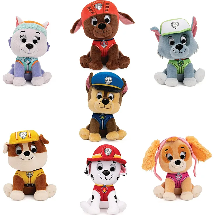 Spin Master Gund Paw Patrol Plüsch Sortiment 15cm, 1x Stück, zufällige Auswahl
