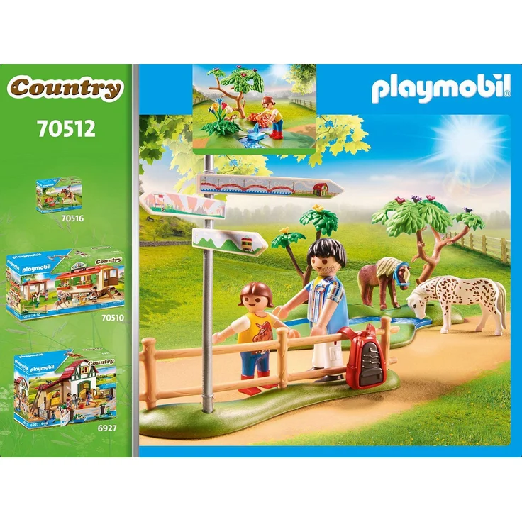 Playmobil Country 70512 'Fröhlicher Ponyausflug', 55 Teile, ab 4 Jahren – Bild 4