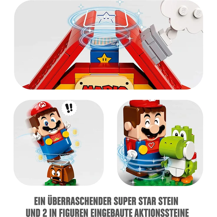LEGO Super Mario 71367 'Marios Haus und Yoshi - Erweiterungsset', 205 Teile, ab 6 Jahren – Bild 6