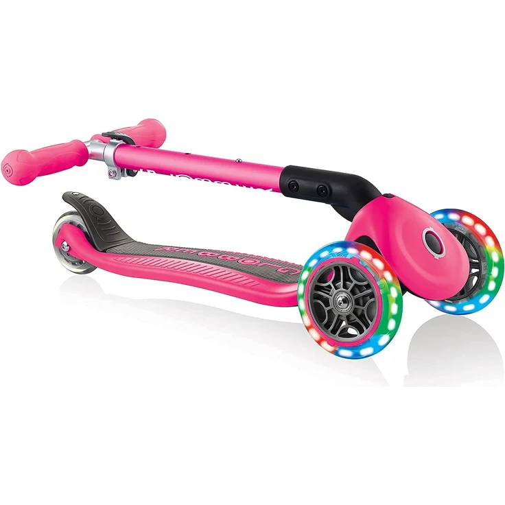 Authentic Sports Globber 'Junior Foldable', lights, fuchsia pink, ab 2 Jahren – Bild 5