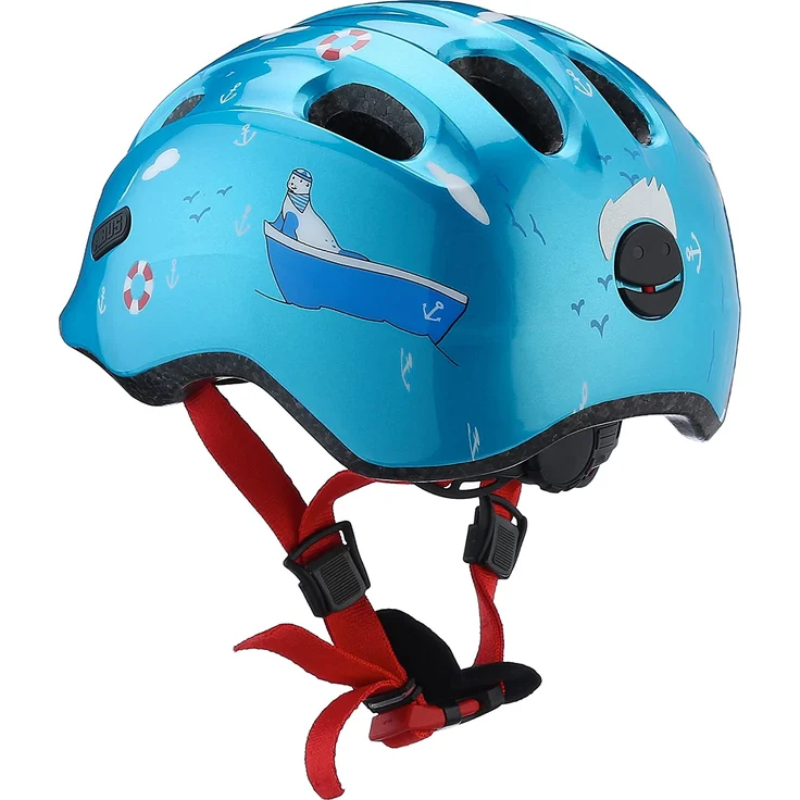 Abus Smiley 2. 0 - Kinderhelm Segler blau 50 - 55 cm – Bild 2