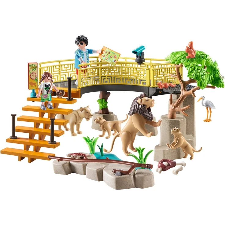 PLAYMOBIL Family Fun 71192 'Löwen im Freigehege', 58 Teile, ab 4 Jahren – Bild 2