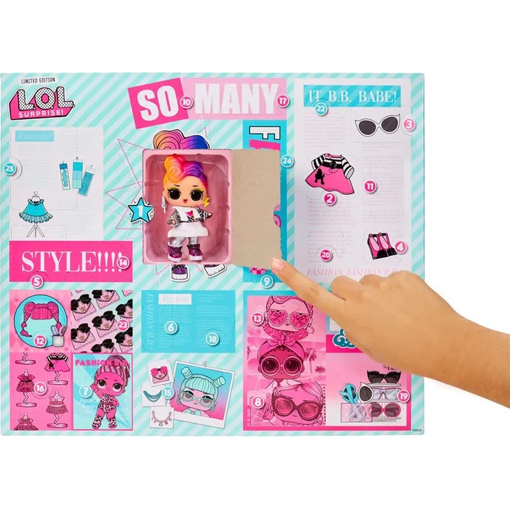 MGA 'L.O.L. Surprise! Adventskalender mit 25+ Überraschungen inklusive einer Sammlerpuppe', ab 4 Jahren – Bild 4