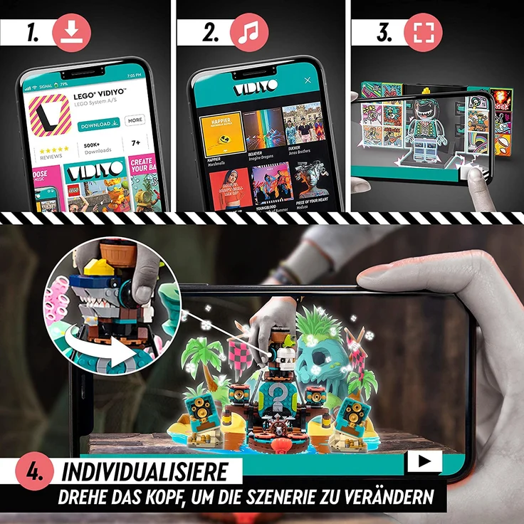 LEGO VIDIYO 43114 'Punk Pirate Ship', 615 Teile, ab 8 Jahren – Bild 7