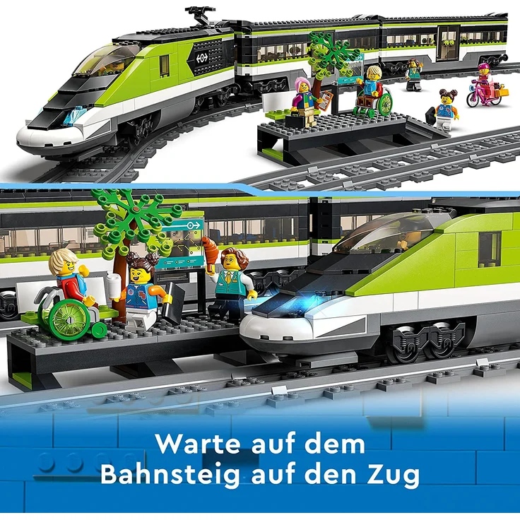 LEGO City 60337 'Personen-Schnellzug', 764 Teile, ab 7 Jahren – Bild 7